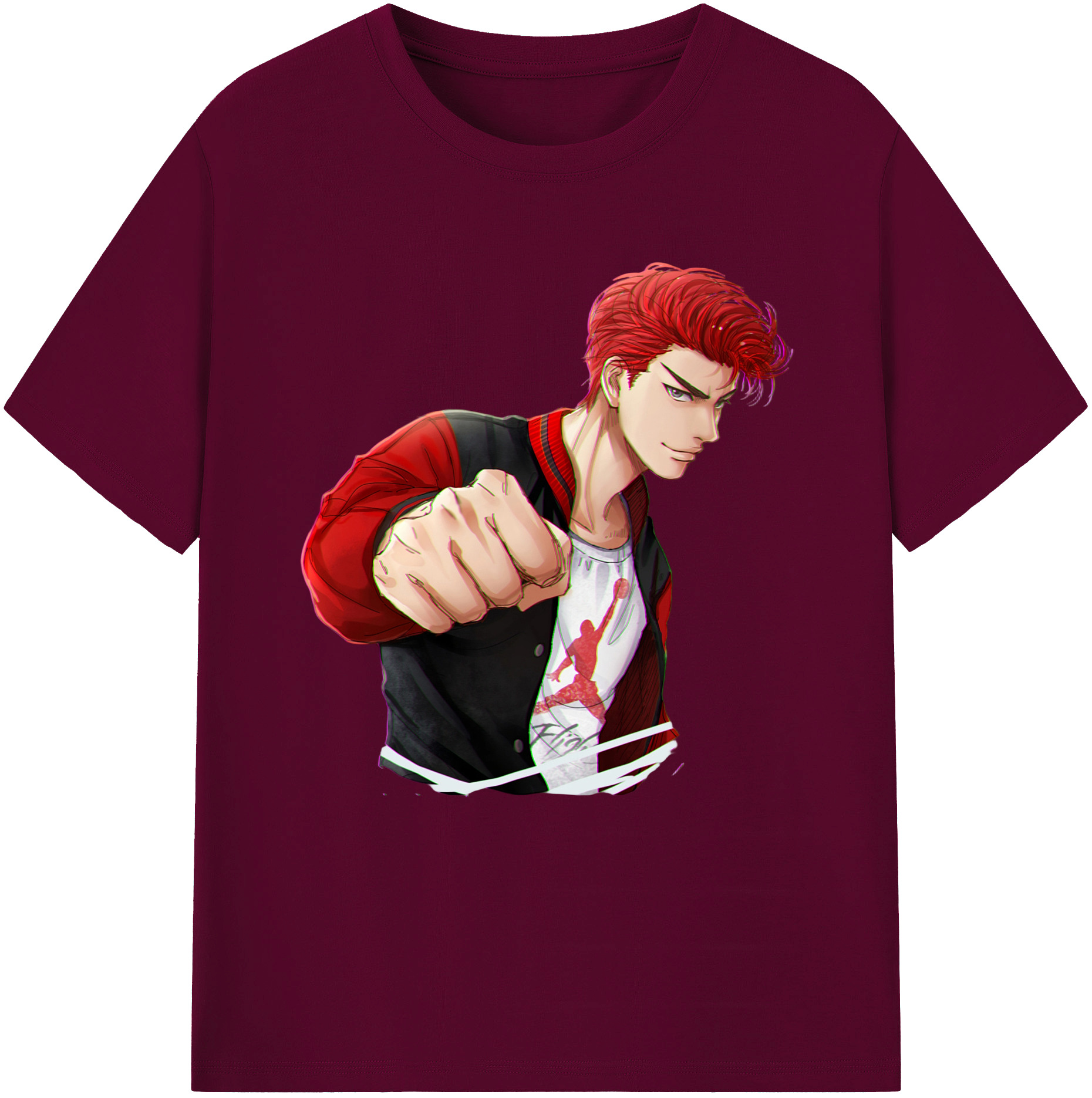 （画像用） SLAM DUNK／スラムダンク レディースカジュアルプリントTシャツ（綿100％）